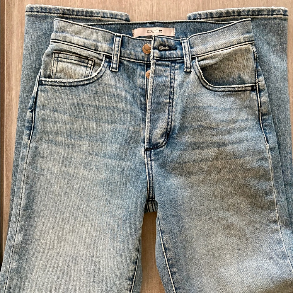 Joe's Jeans Light Blue Straight Leg Denim